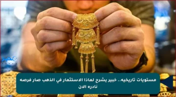 مستويات تاريخية.. خبير يشرح لماذا الاستثمار في الذهب صار فرصة نادرة الآن